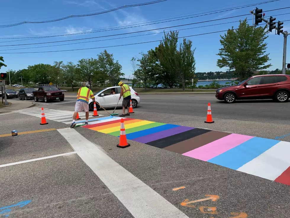 South Portland Shows It’s Pride With Rainbow Crosswalks