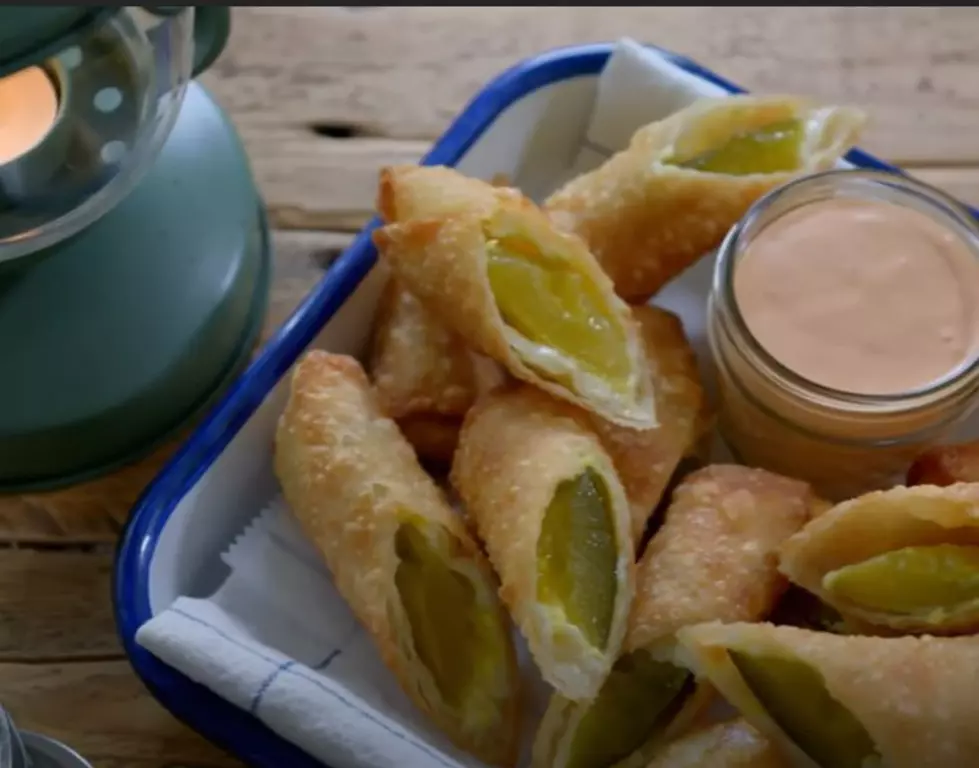 Sunday Game Snackin': Fried Cheesy Pickles!