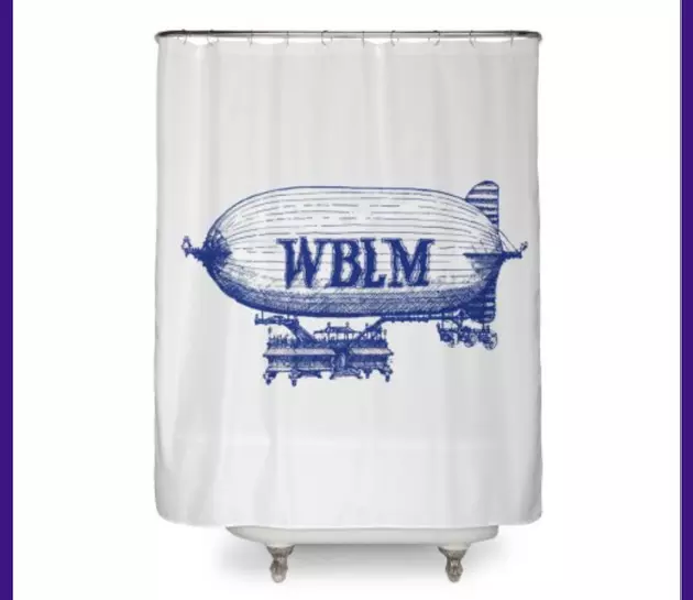 WBLM Merch Shop Item of the Day: the Blimp Shower Curtain!