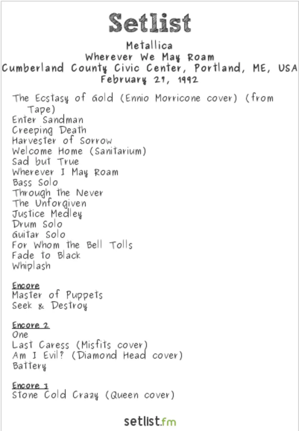 setlist.fm