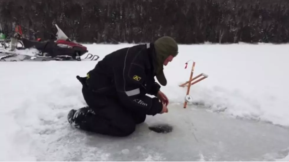 This Epic Catch Should Go Into The Maine Ice Fishing Hall Of Fame