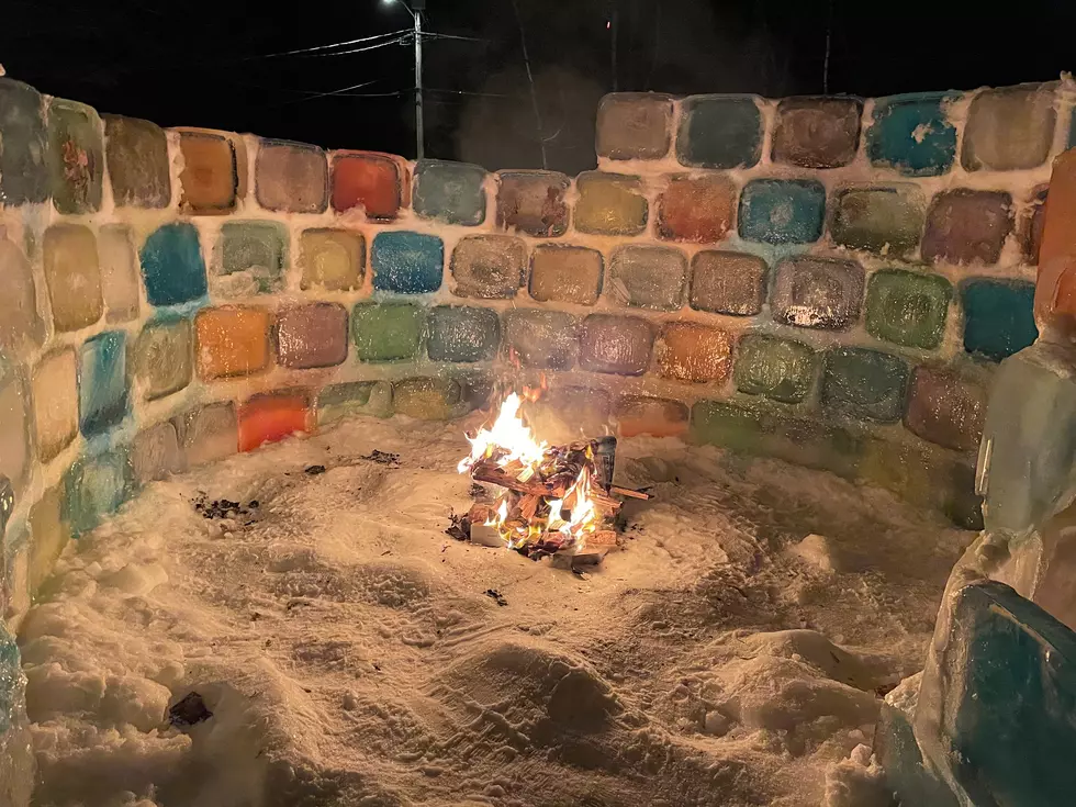 Behind the Scenes at the Making of a Magical Multi-Colored Maine Igloo