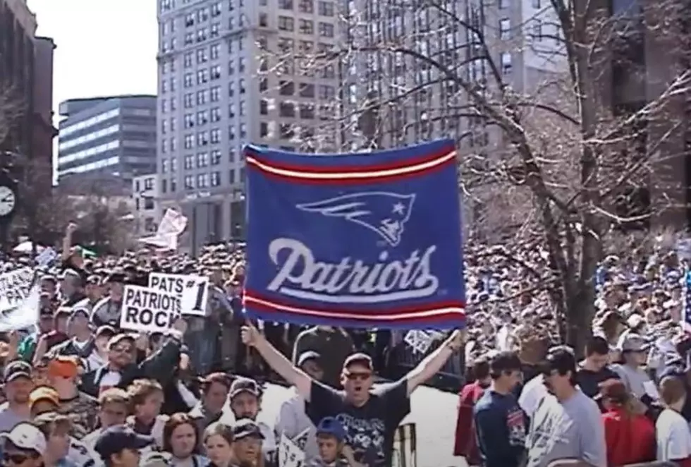 Unearthed Video of the Patriots 2002 Super Bowl Rally in Portland