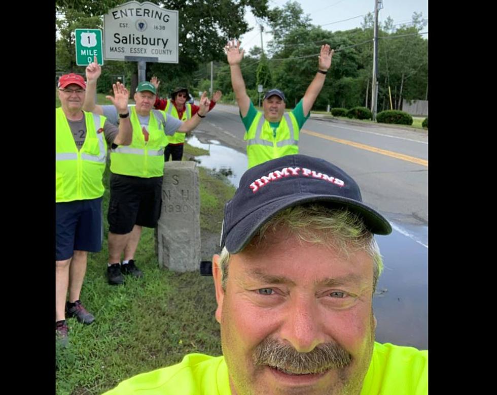 Brave Mainers Walking All the Way to Fenway Park Are Now In Massachusettes!