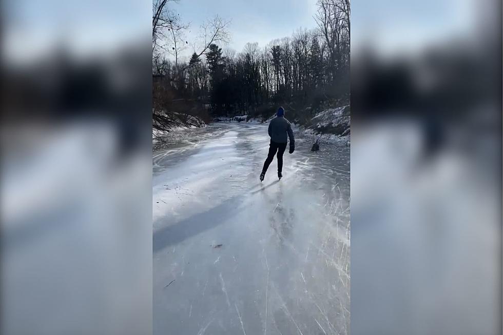 Mainer Captures Stunning Video Ice Skating on the Royal River