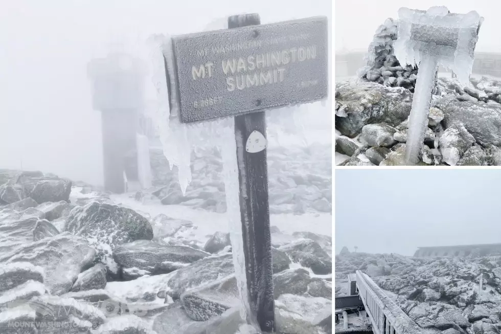 Is That Really Snow and Ice on Mount Washington in New Hampshire Already?
