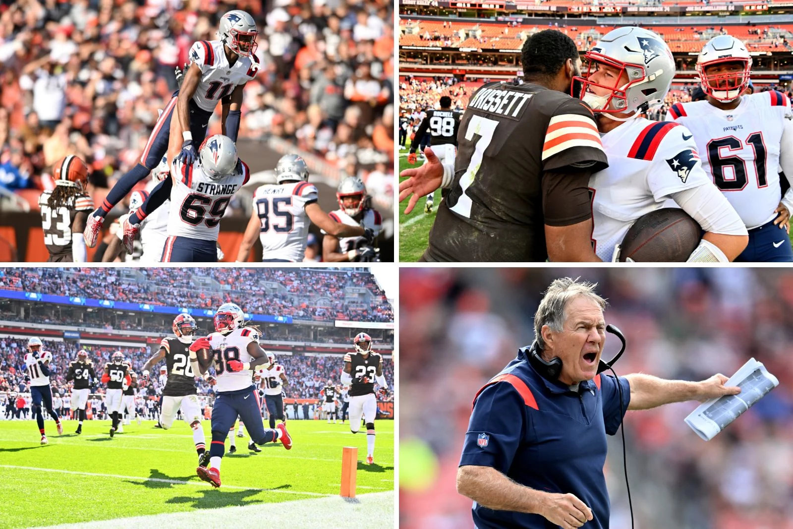 Cleveland Browns lose to New England 38-15