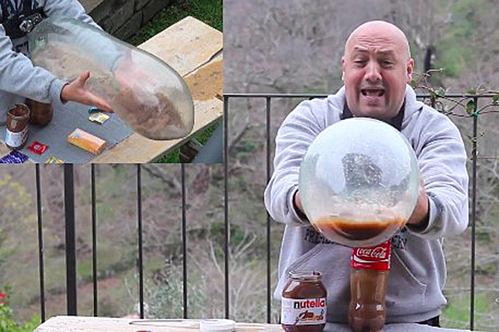Ever Wonder What Happens When You Mix Coke, Mentos and Nutella in a Condom? [VIDEO]