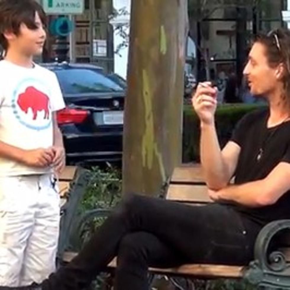 What Happens When a 9 Year Old Asks Strangers for a Light? [VIDEO]