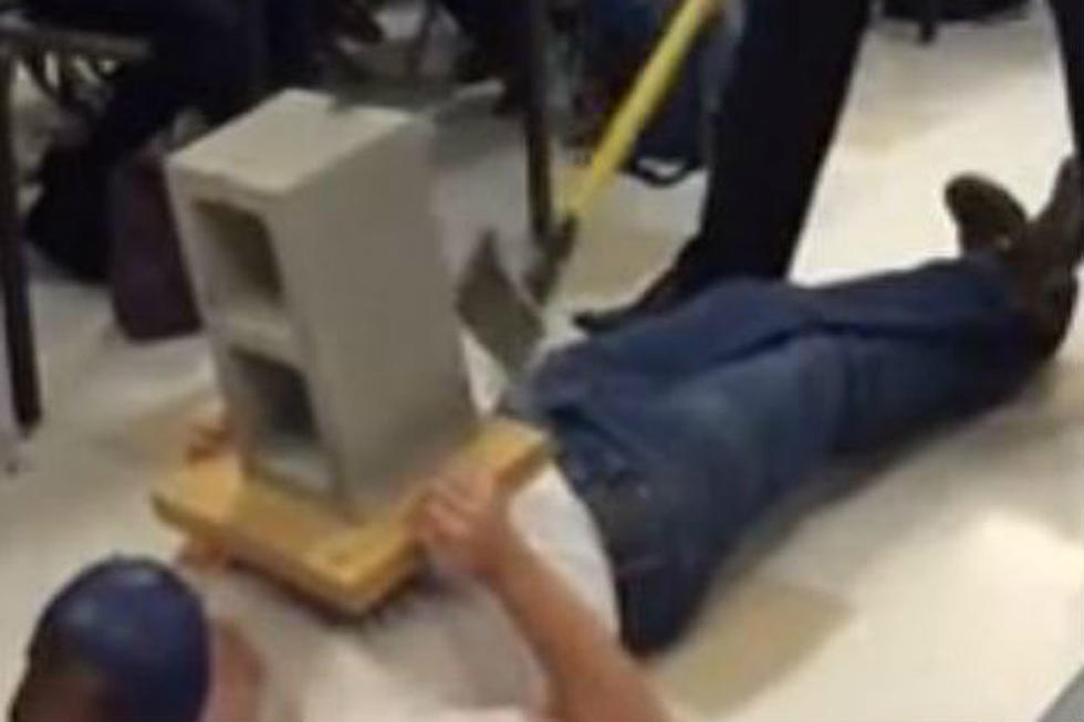 Man Hit in Junk With an Axe When Physics Experiment Goes Wrong [VIDEO]