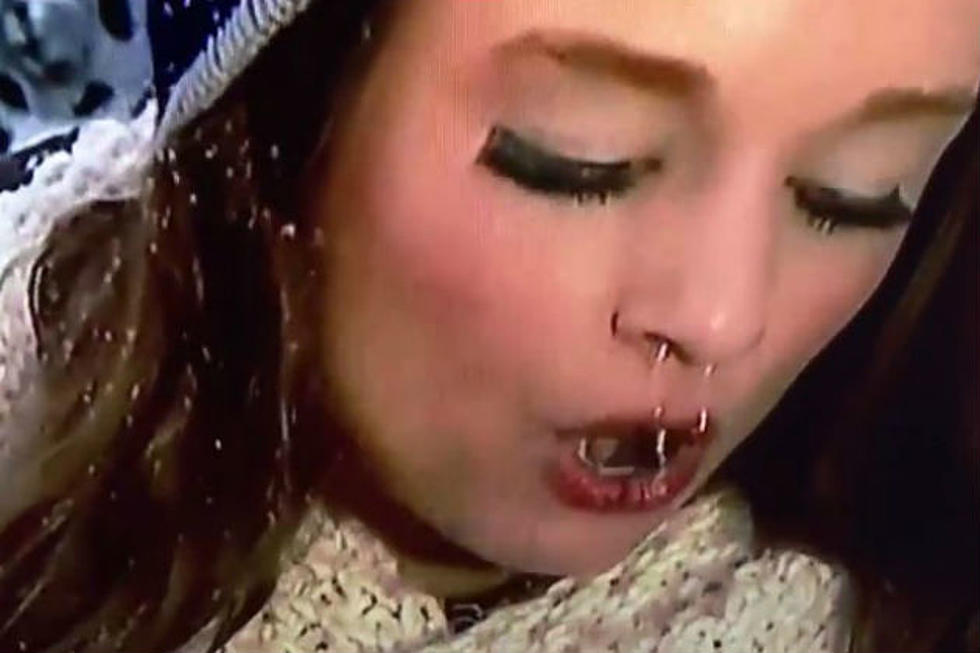 News Reporter Has No Idea She Has Snot Dripping Down Her Nose Into Her Mouth [VIDEO]