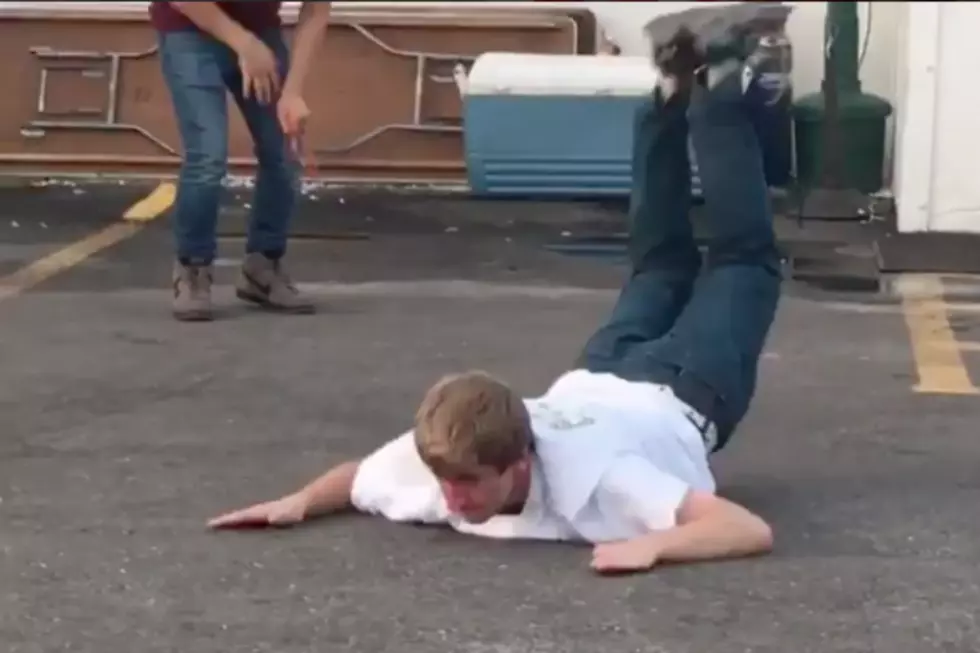 WATCH: Dude Wins Old Port Fest By Doing The Worm In A Parking Lot