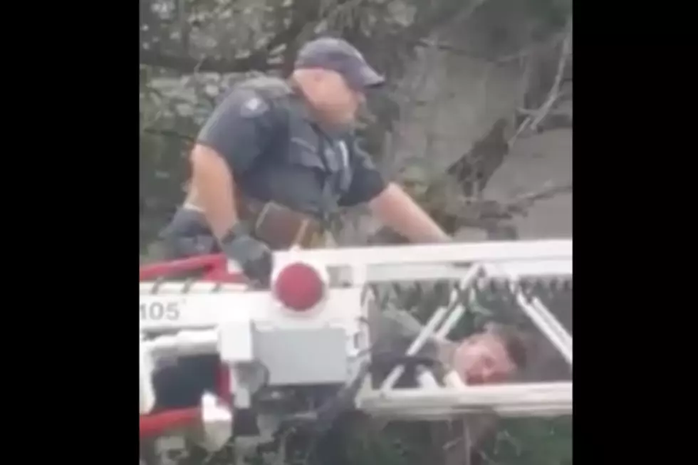 WATCH: Stunning Video Of Lewiston Police Using Fire Ladder To Arrest Suspect