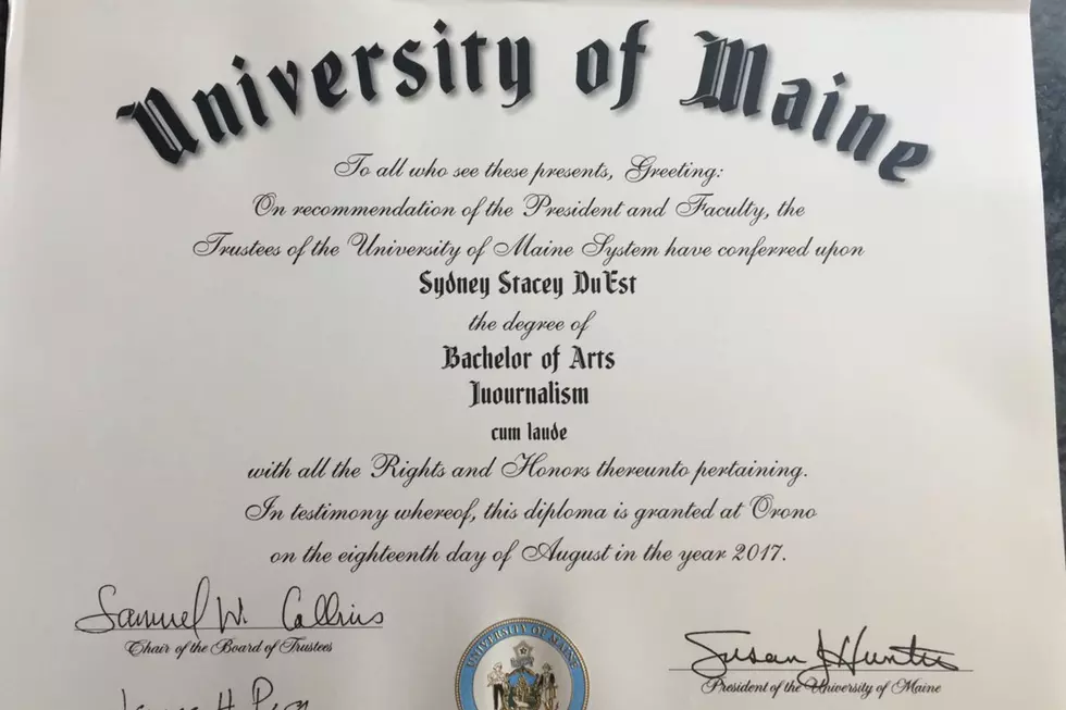 UMaine Diploma Typo