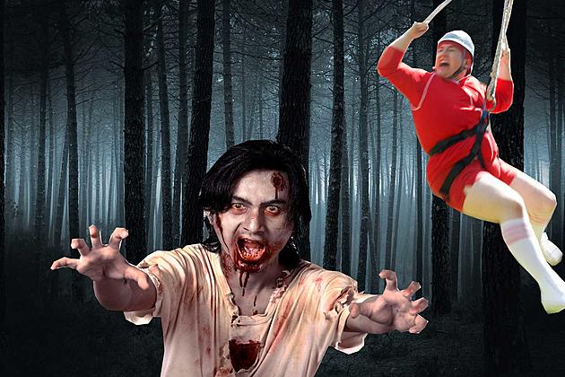 You Can Zip Line With Zombies Over This Haunted Forest In Maine