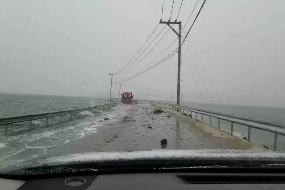 This Storm Surge Is Trying To Put Deer Isle, Maine Underwater