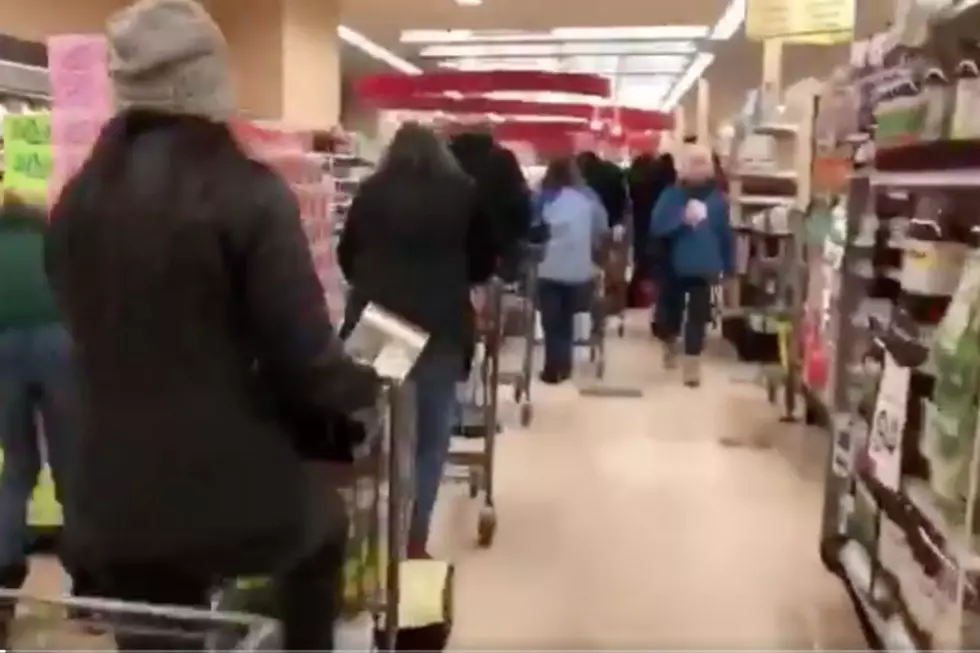 Grocery Stores In Maine Are Jammed Today As People Prepare For The Storm