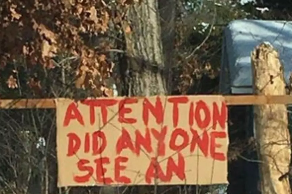 A Person In Windham Put Up A Homemade Sign Asking A Very Serious Question