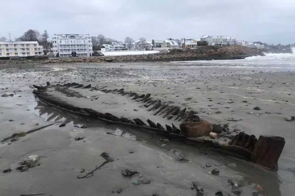 Remnants Of Old War Ship Uncovered By Powerful Storm In York