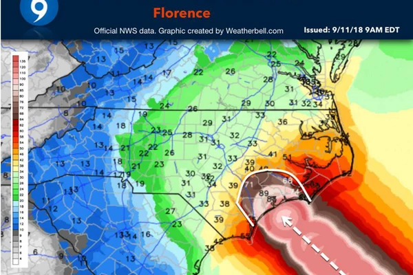 Unfortunate Hurricane Map Leaves People Cracking Dirty Jokes