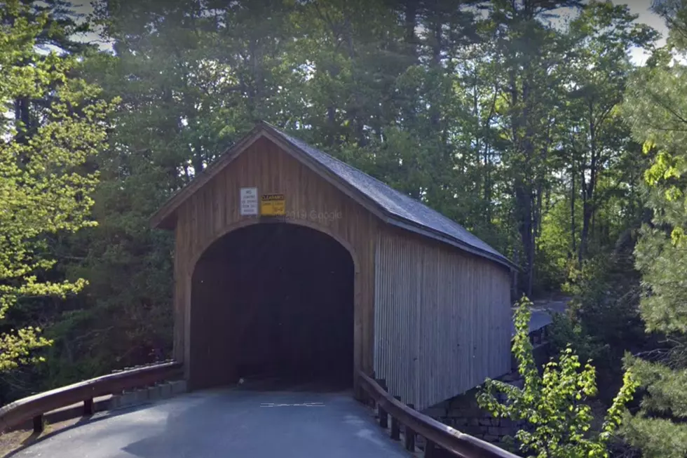 Cool Off in This Swimming Hole Under a Covered Bridge in Maine