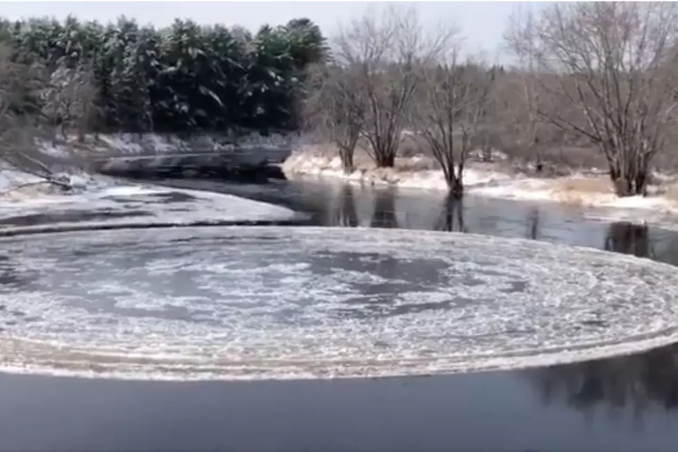 The Ice Disk Has Returned But This Time In Northern Maine
