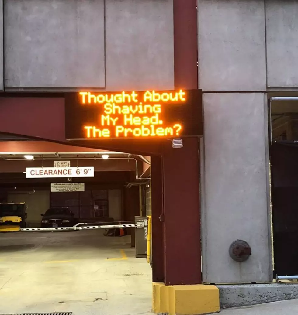 Portland Parking Garage Sign Has A 'Deep Thoughts' Moment