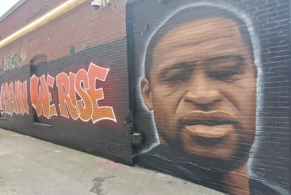 Local Artists Create Incredible George Floyd Mural In Portland