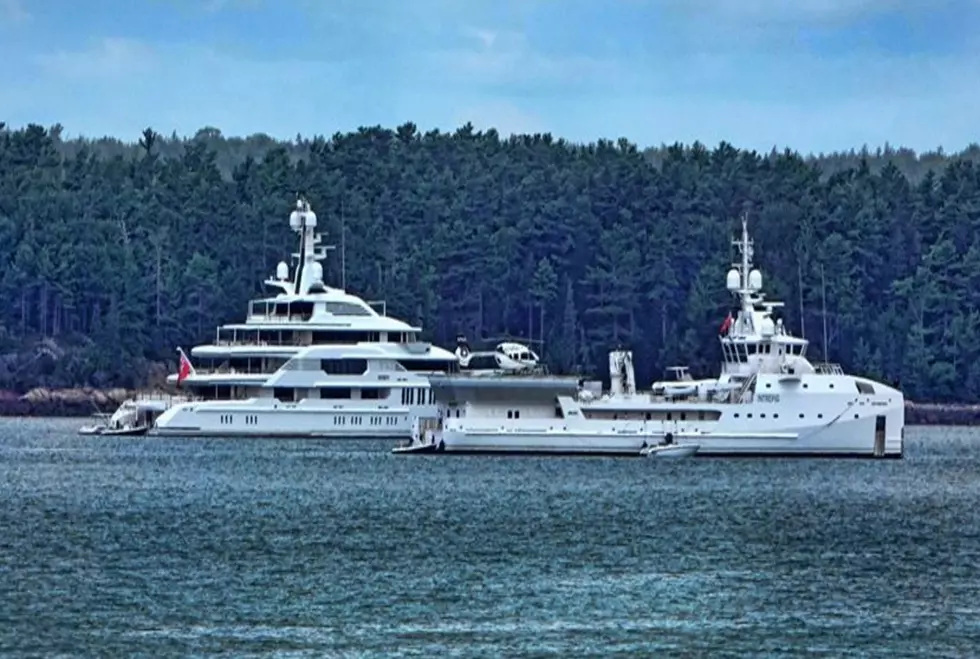 They Come In Pairs; Two Superyachts Have Been Traveling The Coast Of Maine For A Month