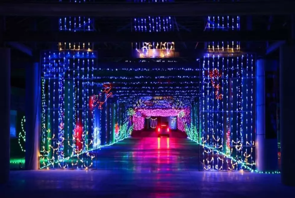 Drive Through A Magical Tunnel Of Lights At The New Hampshire Motor Speedway