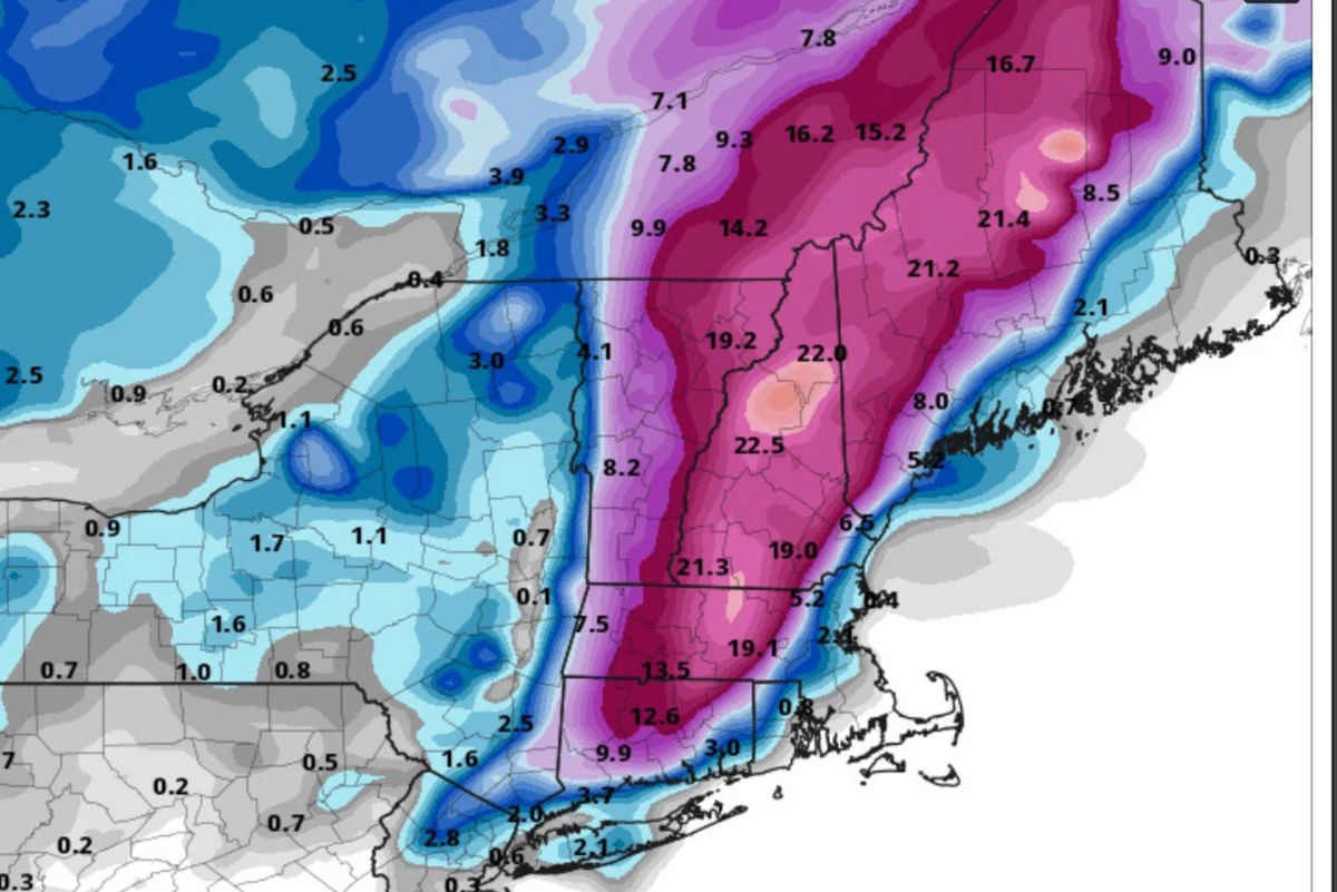 Portions of Maine Could See Huge Snowfall Totals This Weekend