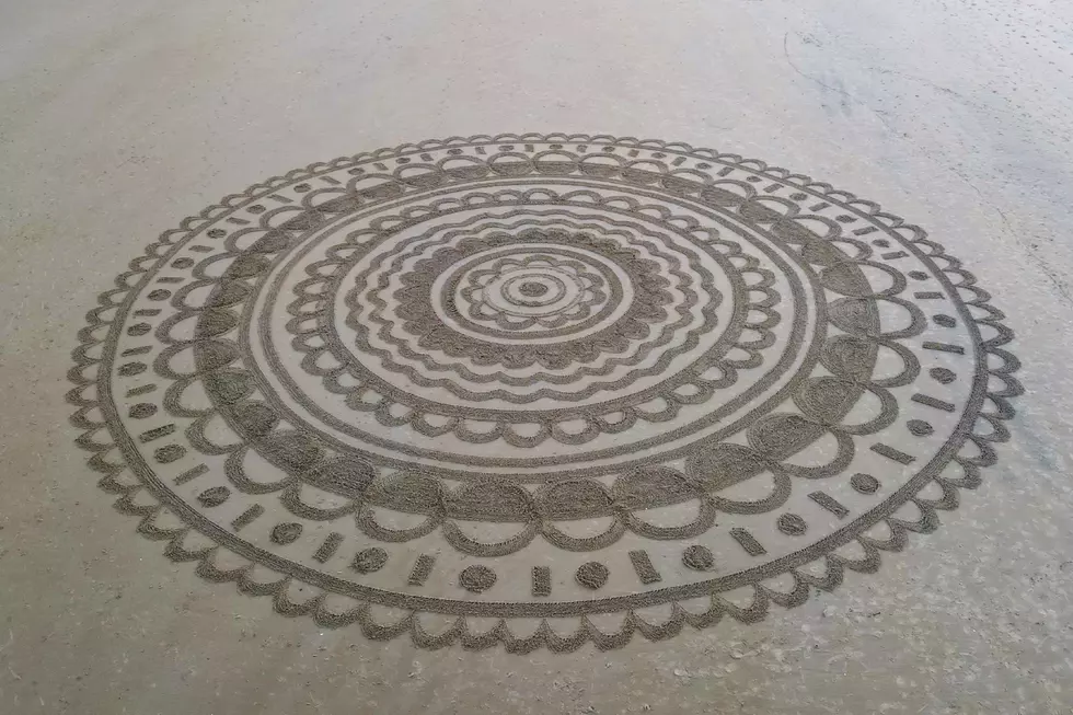 A Maine Beach Was Decorated With a Massive Mandala Sunday Morning