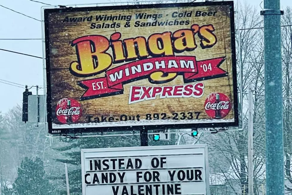 Binga's Valentine's Day Sign Is Ripe With Naughty Innuendo