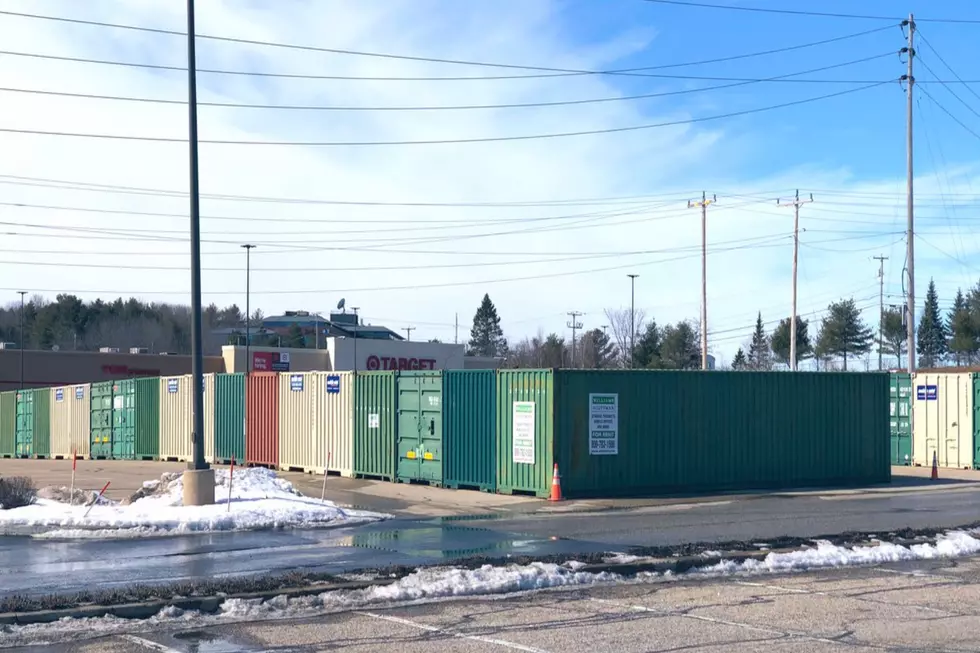 What Is With All The Storage Containers At The Target Parking Lot In South Portland?