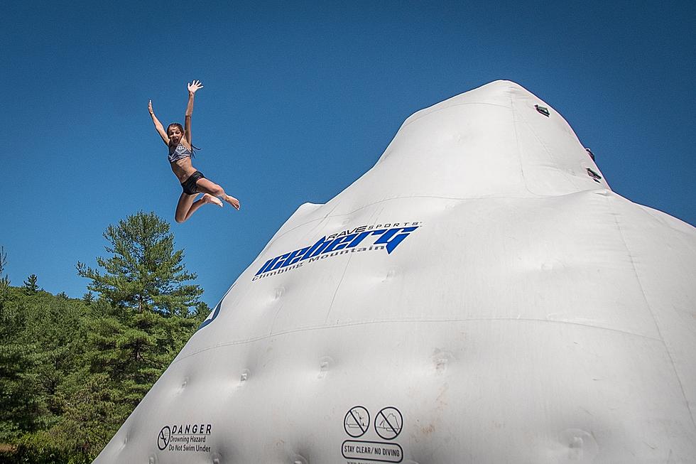 Cool Off This Summer On A Giant Inflatable Iceberg In A NH Lake