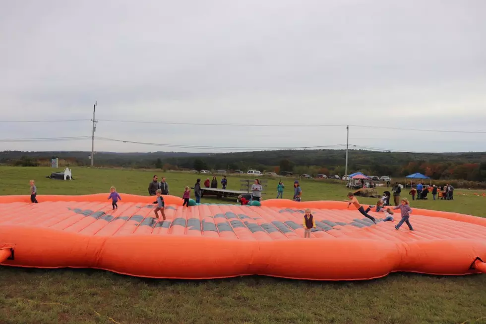 There's An Enormous Inflatable Pumpkin Patch in Maine For Kids