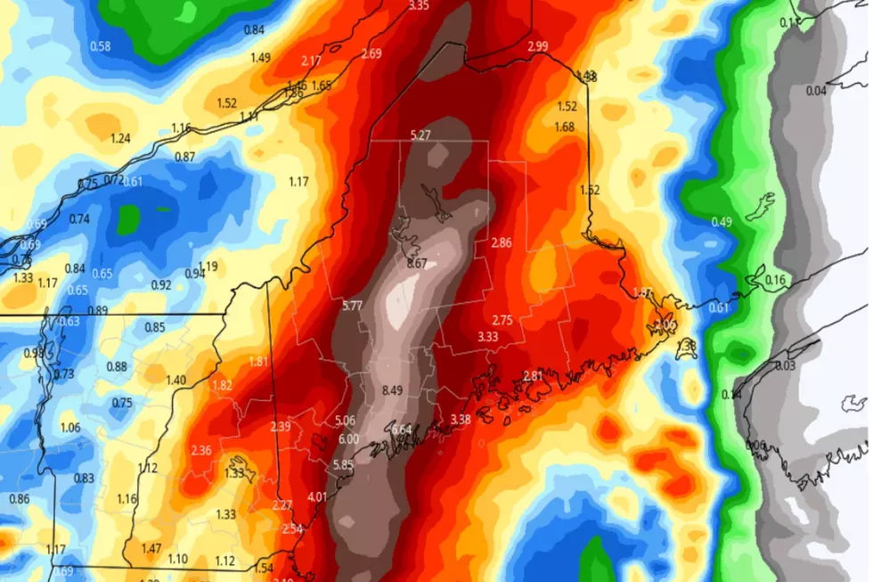 Forecast Models Are Threatening a Whopping Amount of Rain for Maine This Weekend