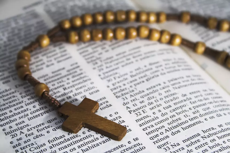 Bible with rosaries-beads crucifix