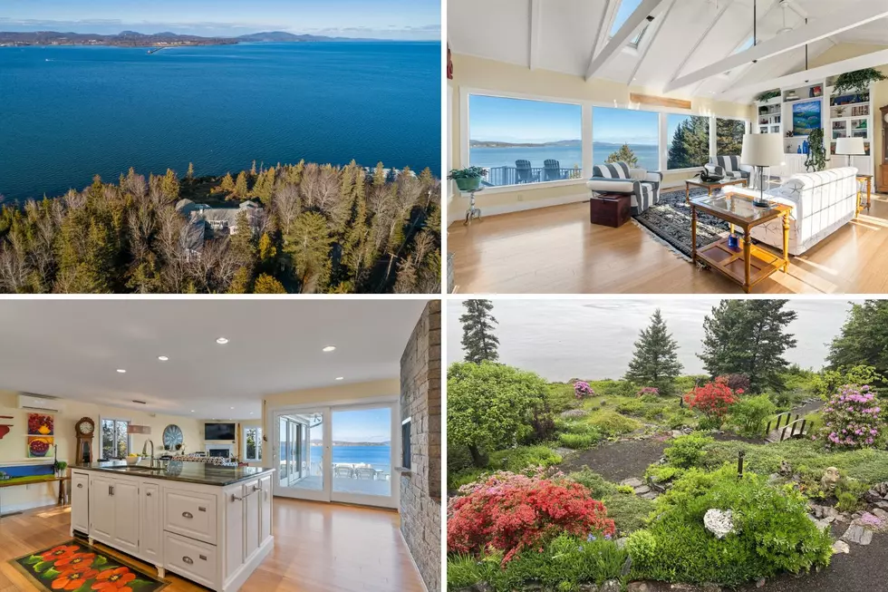 Breathtaking Views & Garden Highlight Midcoast Maine Home on the Market