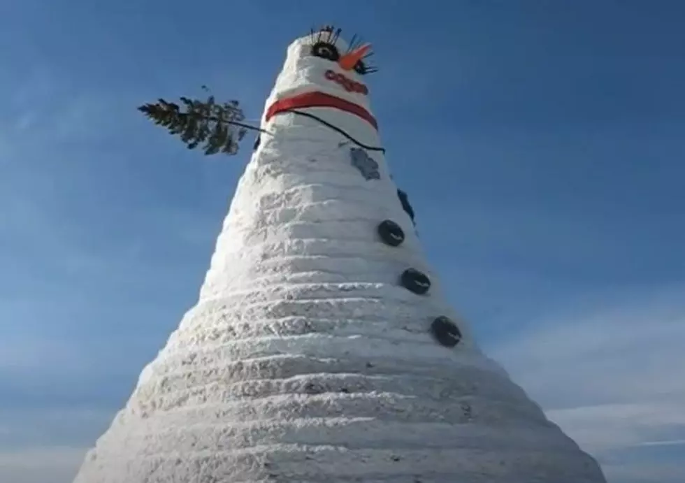 Maine still holds the world record for the tallest snowman