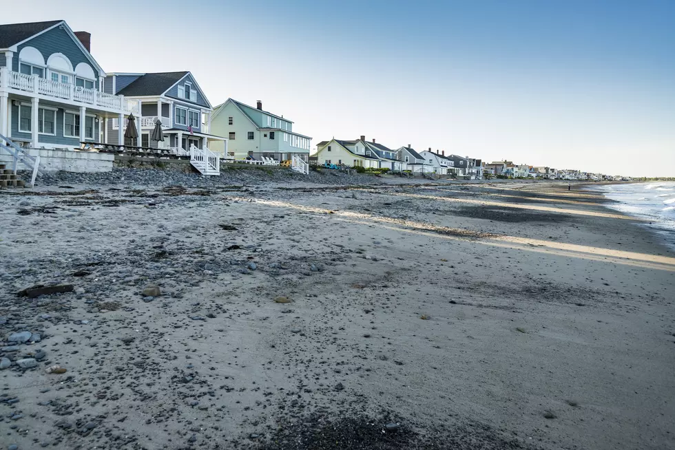 Maine Coastline Landscape Atlantic Ocean in the village of Wells
