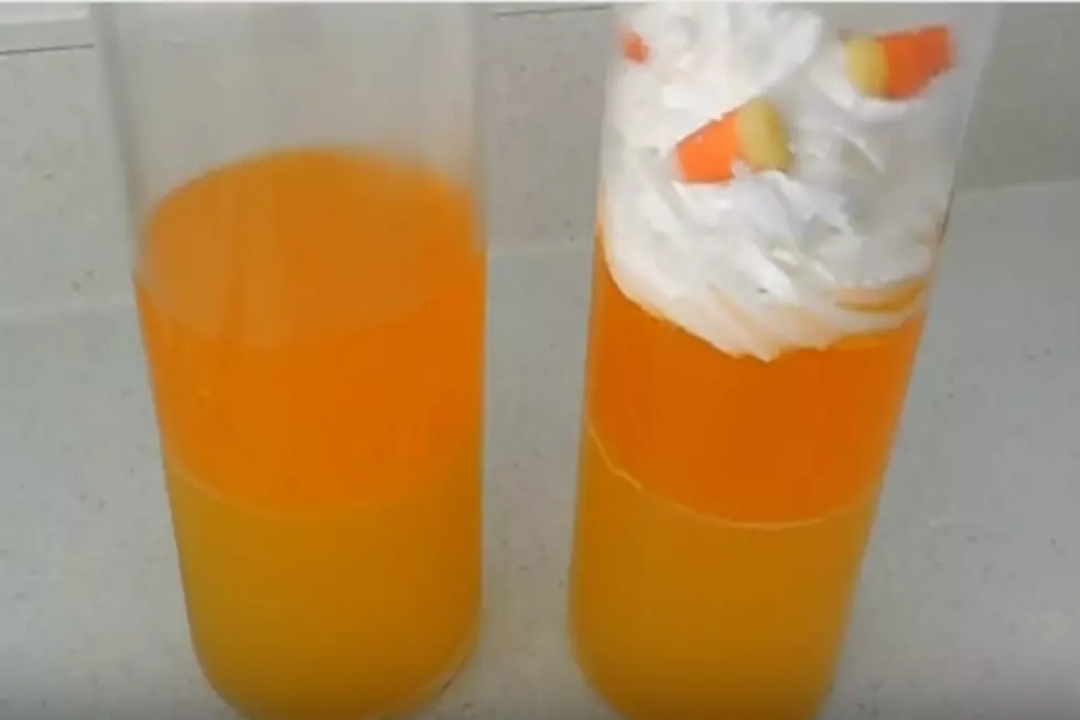 Rev Up Your Pancreas With Fun Halloween Candy Corn Drink [VIDEO]
