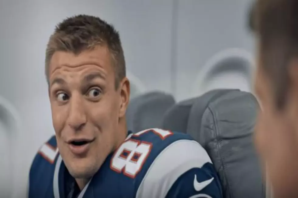 Watch Gronk Bust A Move On A Plane For JetBlue [VIDEO]