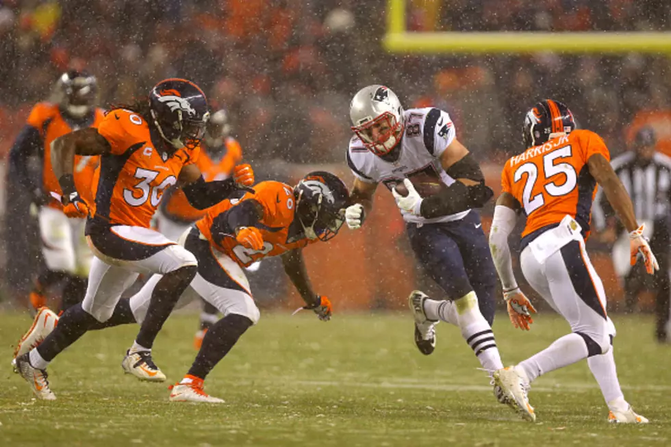 Gronk Roasts Entire Bronco’s Team On Twitter After Chris Harris Says You Go For His Knees