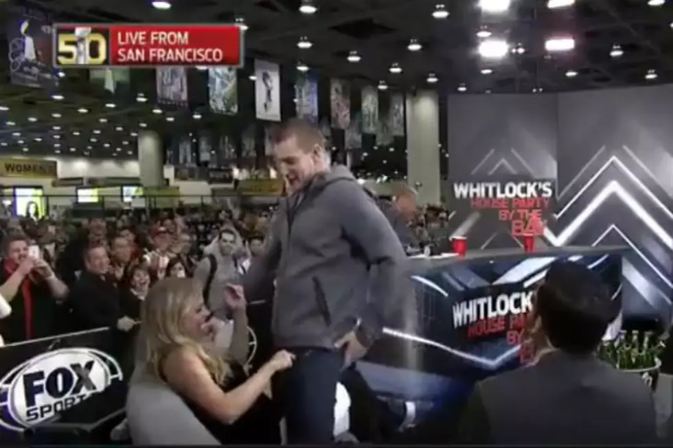 Gronk Gives An Intense Lap Dance To Fox Sports Reporter [VIDEO]