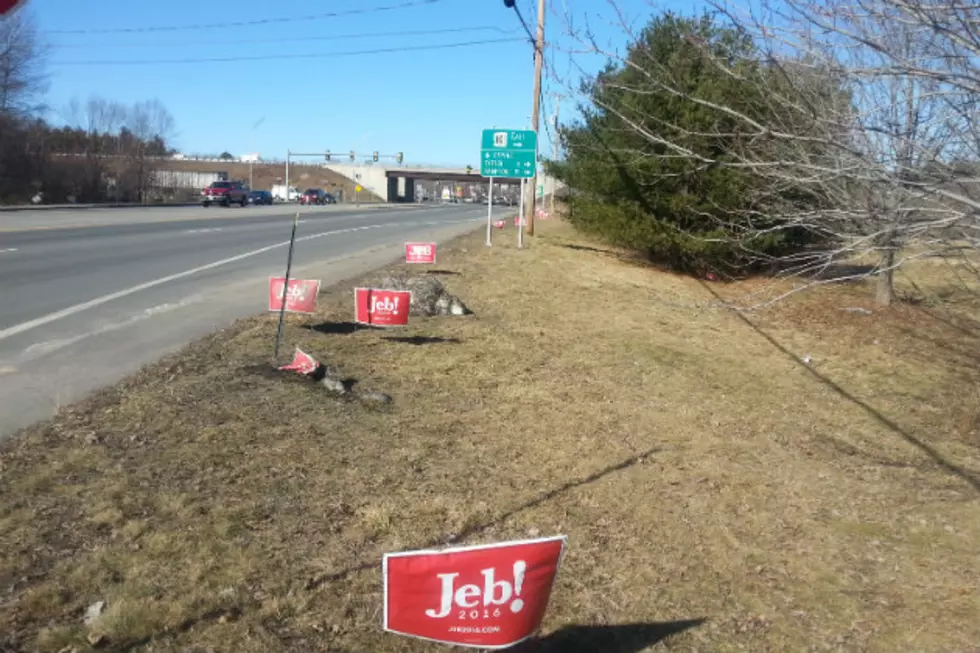 Jeb! Will You Please Pick Up Your Signs in New Hampshire?