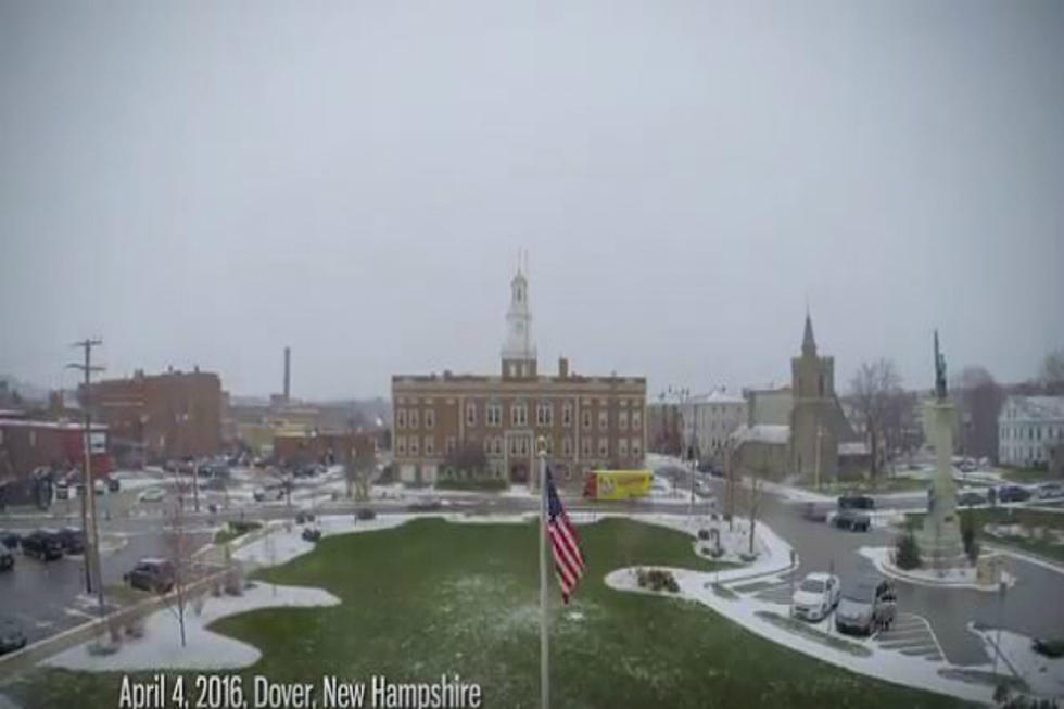 You Must See This Gorgeous Time Lapse Video Of The Spring Snow Storm In Dover [VIDEO]