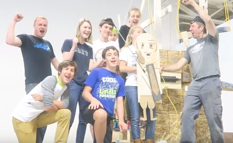 WATCH: Peterborough Students Perfect a Wild Rube Goldberg Project
