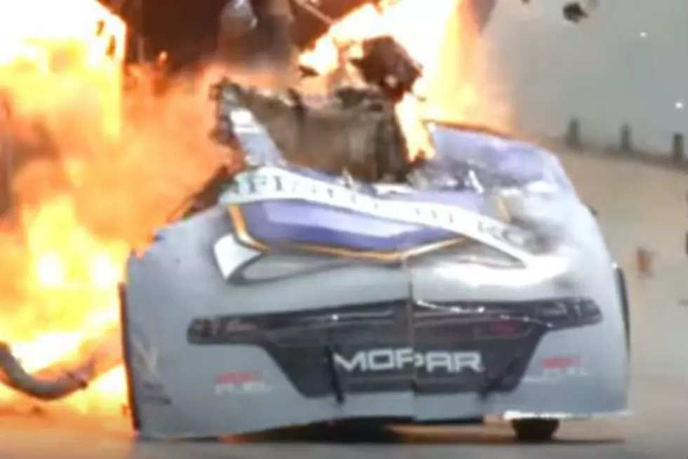 NHRA Funny Car Explosion At NE Dragway [Watch]