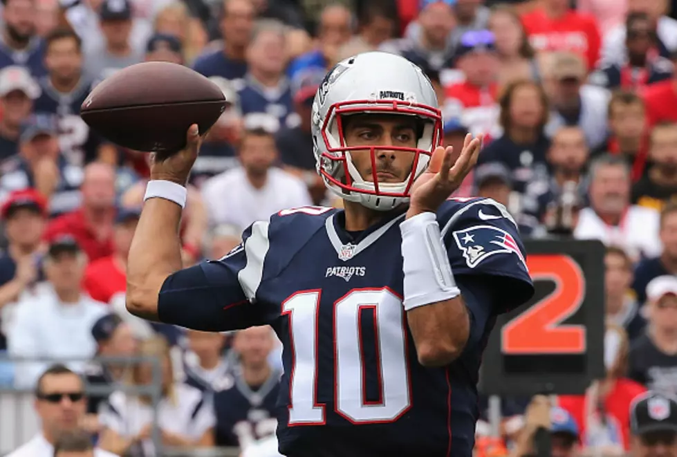 The Browns Allegedly Inquired About Jimmy G And Were Shot Down By The Pats